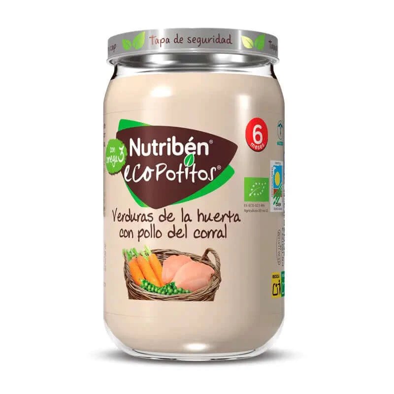 Nutriben Potito Eco Pui din fermă cu legume 235 g