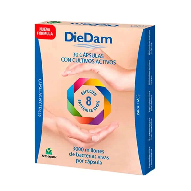 Diedam Probiotic în capsule enterice - Lactobacillus, Bifidobacteria și Inulina