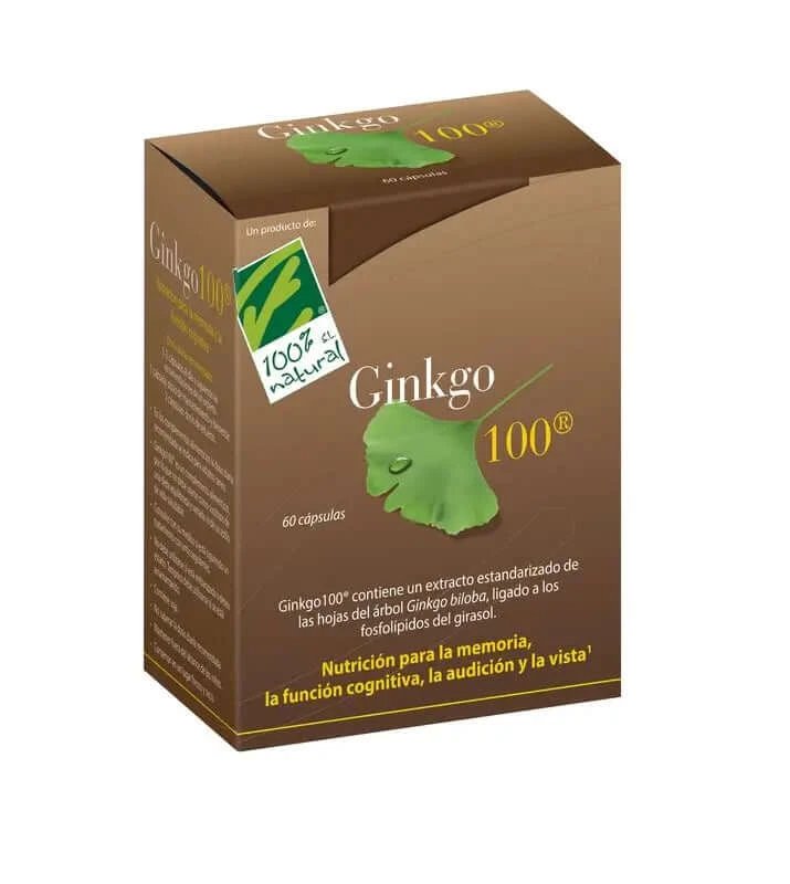 100%Natura Ginkgo100, 60 Capsule
