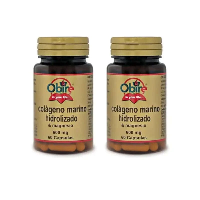 Obire Colagen marin + magneziu , 2X60 capsule
