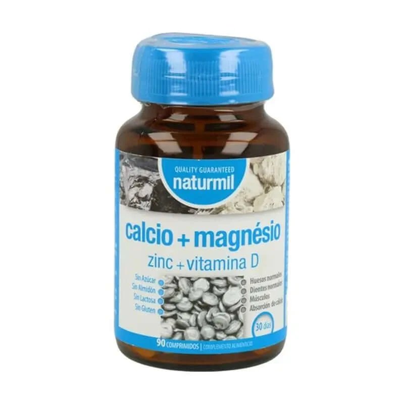 Naturmil Calcium+Magneziu+Zinc Vit D , 90 comprimate