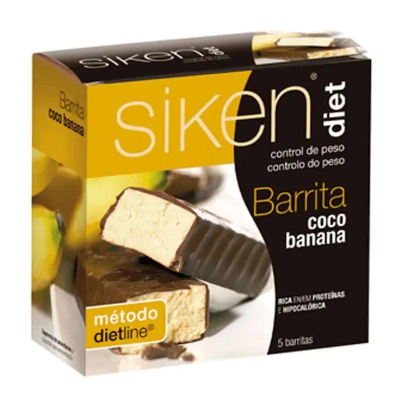 Siken Diet Coconut-Banana Bar 5 unități