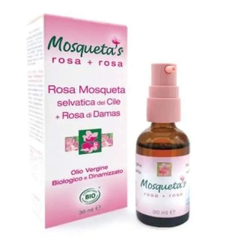 Ulei de trandafir Mosqueta'S + ulei de trandafir Damascena 30Ml. Bio