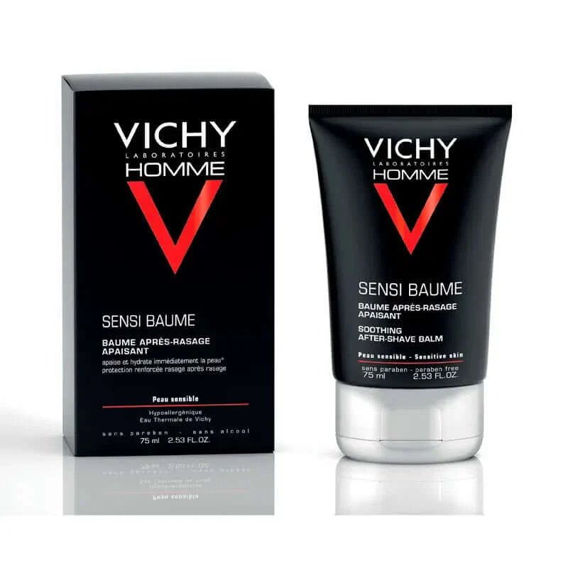Vichy Homme Sensi-Baume Balsam calmant după ras 75 ml