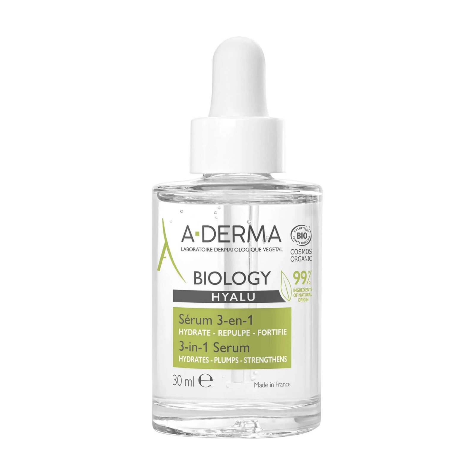A-Derma - Biologie Hyalu Ser 3 în 1, 30 ml