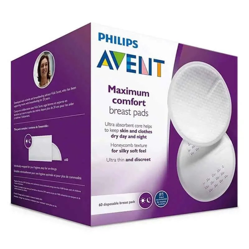 Avent Absorbent Pads Zi și Noapte 60 bucăți Scf254/61