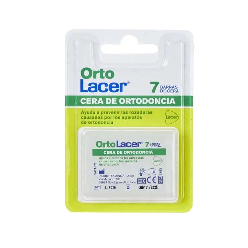 Lacer Ortolacer Ceară ortodontică 5 bare + 2 gratuite