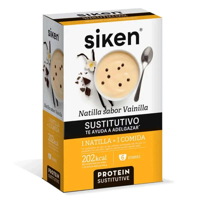 Siken Vanilla Custard Substitute 6 pliculețe