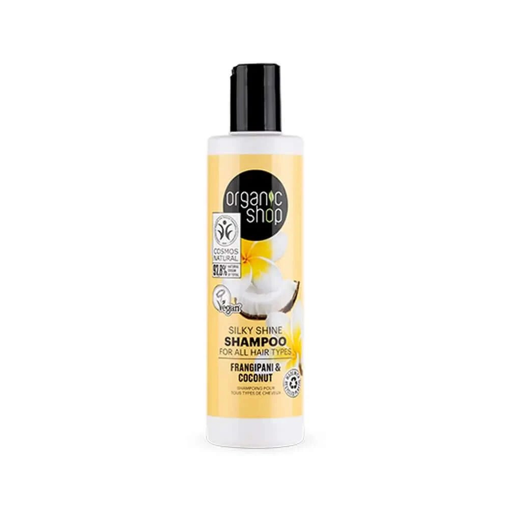 Organic Shop Șampon pentru toate tipurile de păr Franchipan și nucă de cocos, 280 Ml