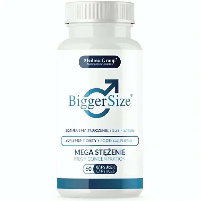 Medica Group Biggersize Supliment alimentar natural pentru creșterea vitalității și energiei masculine , 60 capsule