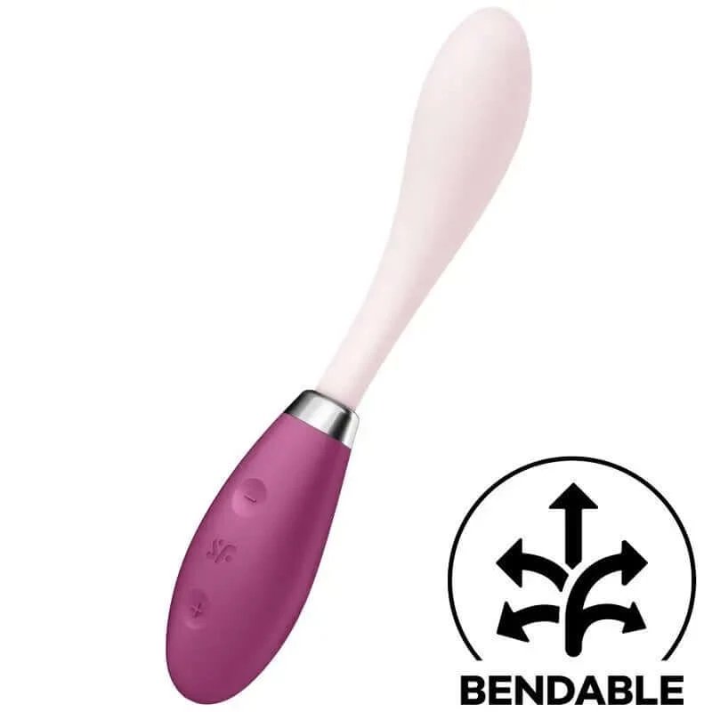 Satisfyer Vibrator G-Spot Flex 3 Multi Vibrator - Roșu