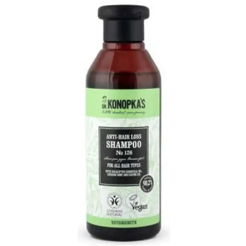 Șampon anti-pierdere a părului Dr. Konopka's pentru toate tipurile de păr 280ml. Vegan