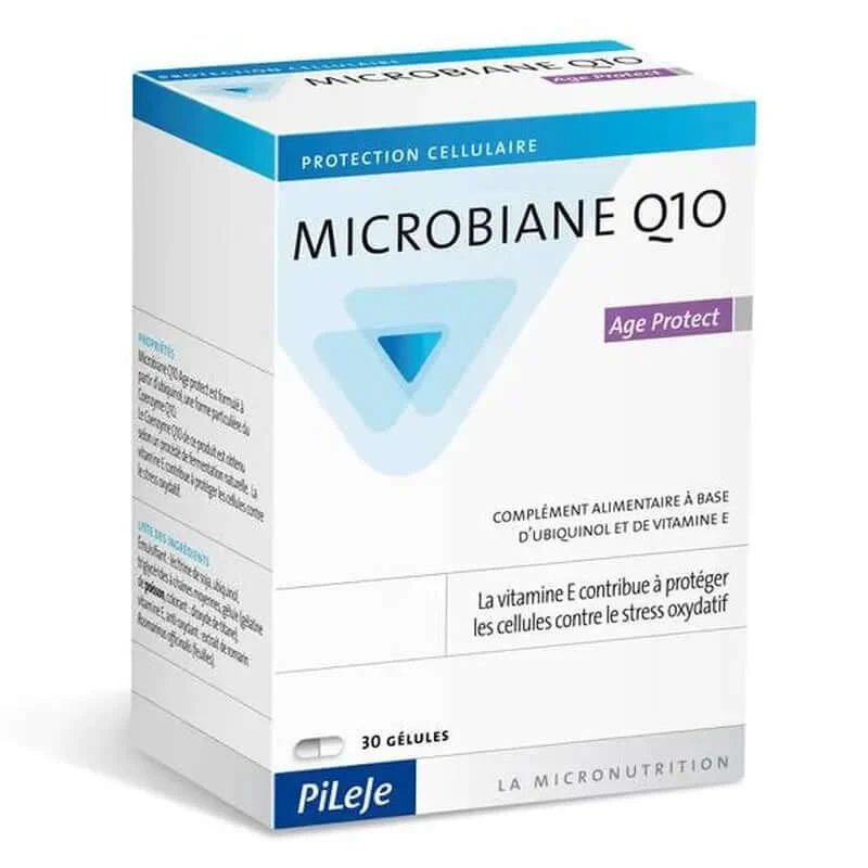 Pileje Microbiane Q10 Age Protect 12Gr , 30 capsule