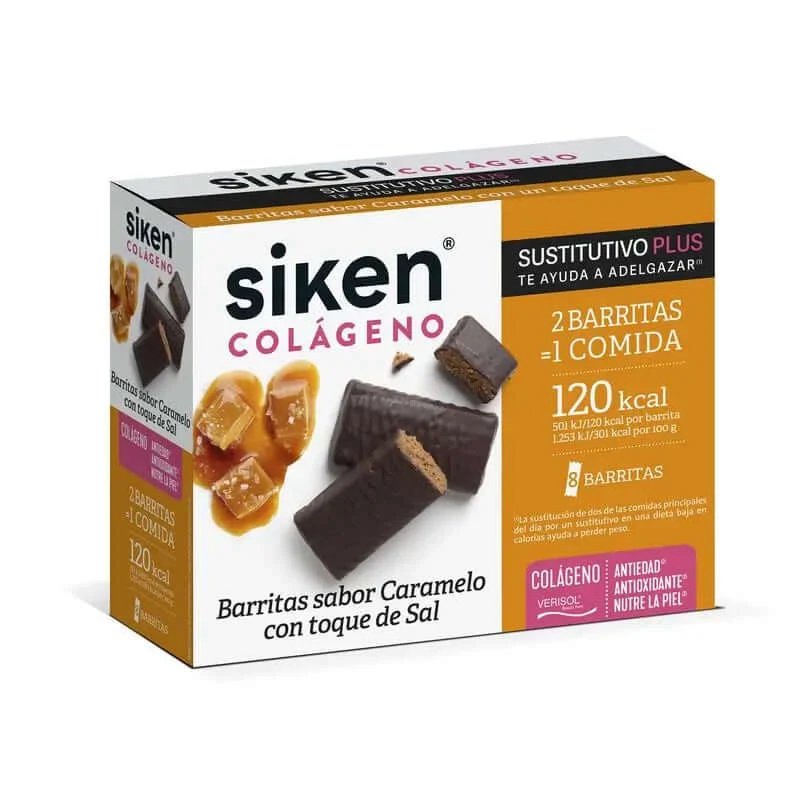Siken Collagen Substitute Collagen Barrita Caramel , 8 unități
