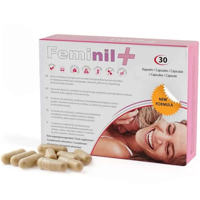 500Cosmetics Feminil+ Stimulator al libidoului sexual feminin - 30 capsule