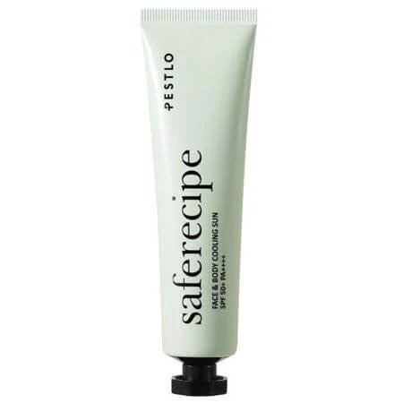 Crema pentru fata si corp cu protectie solara SPF 50+ Saferecipe Face & Body Cooling Sun, 100 ml, Pestlo