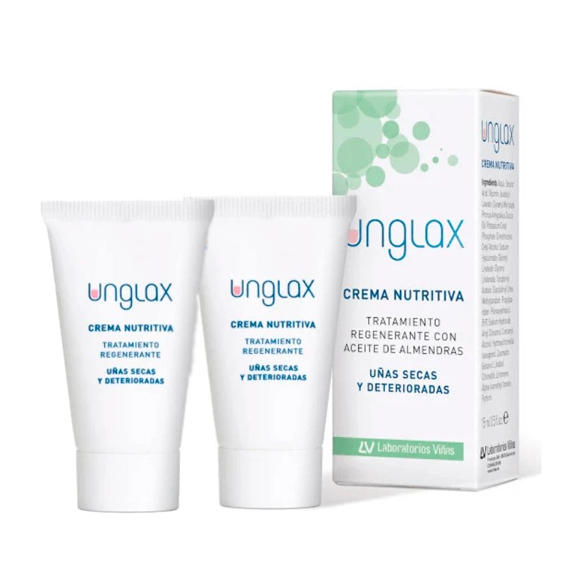 Unglax Duplo Cremă hrănitoare, 2 X 15 Ml