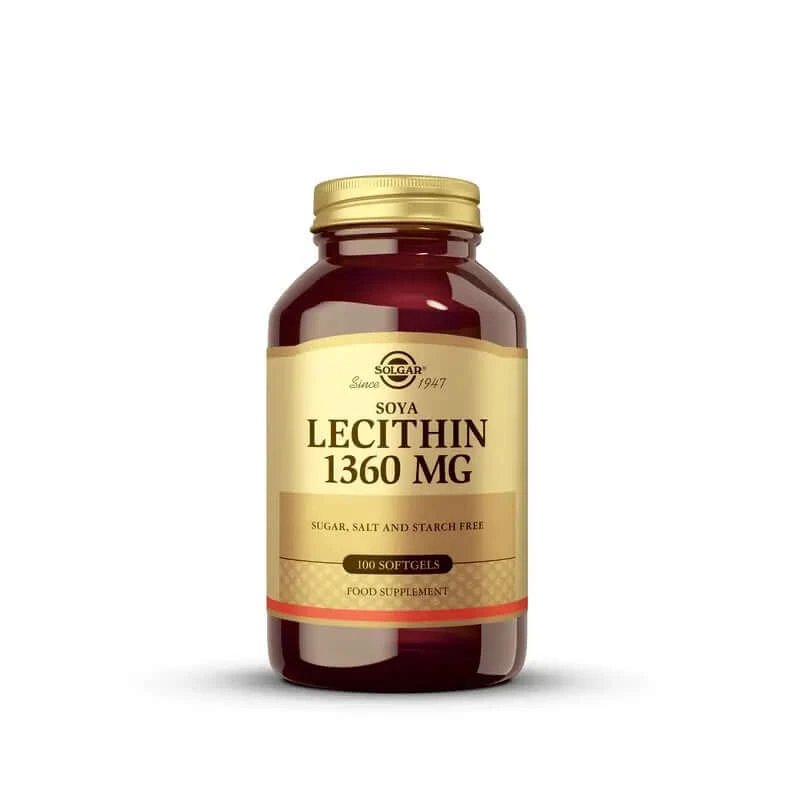 Solgar Lecitină 1360mg, 100 Capsule