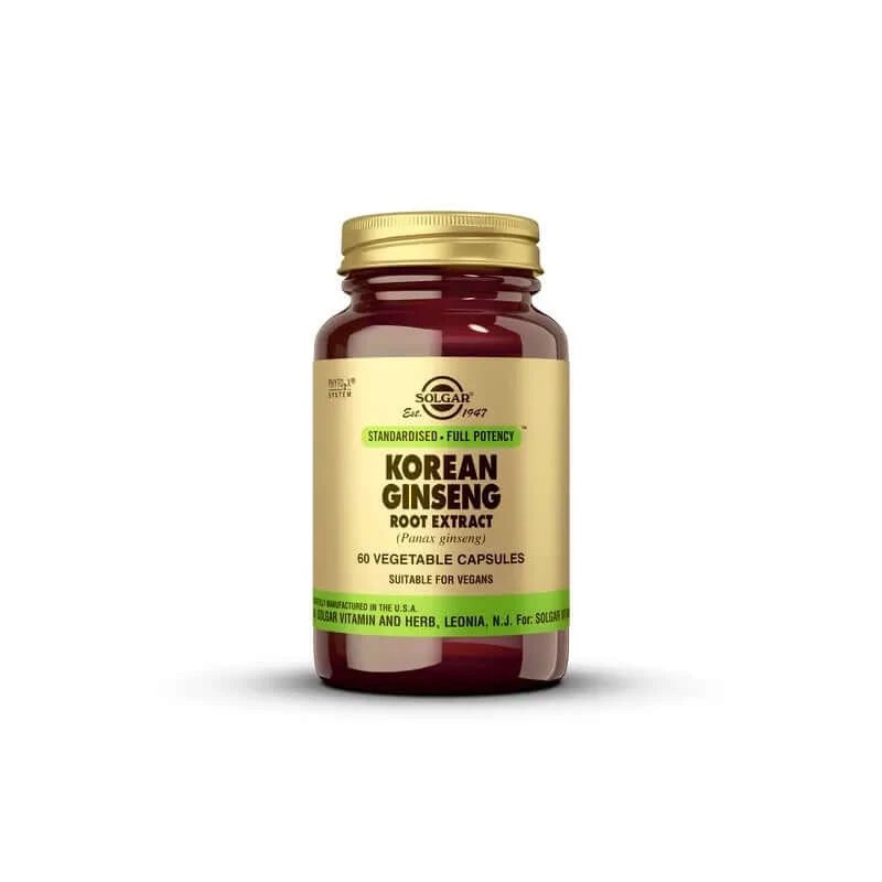 Solgar Ginseng coreean, 60 capsule