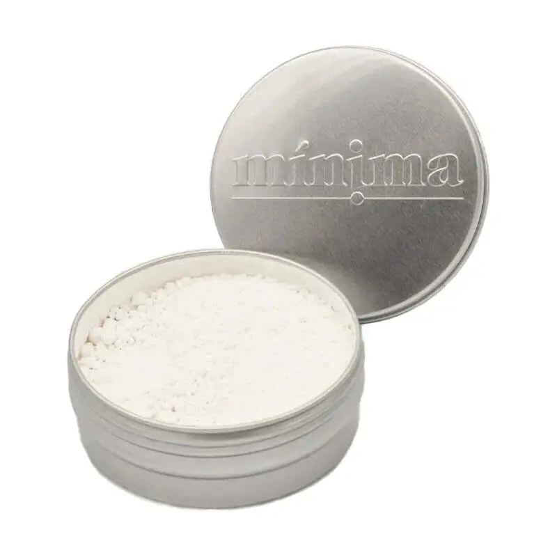 Minima Organics Pastă de dinți vegană fără fluoruri pulbere în cutie de 30 g - aromă de mentă