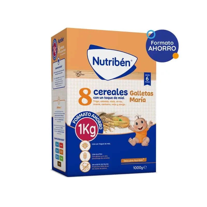 Nutriben 8 Cereale cu o atingere de miere Maria Crackers, 1000 g