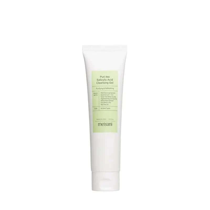 Meisani Puri-Tea Gel de curățare cu acid salicilic, 150 ml