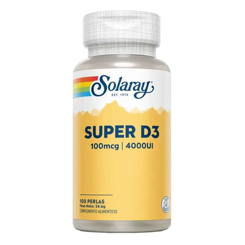 Solaray Super D3 4000 Ui , 100 perle