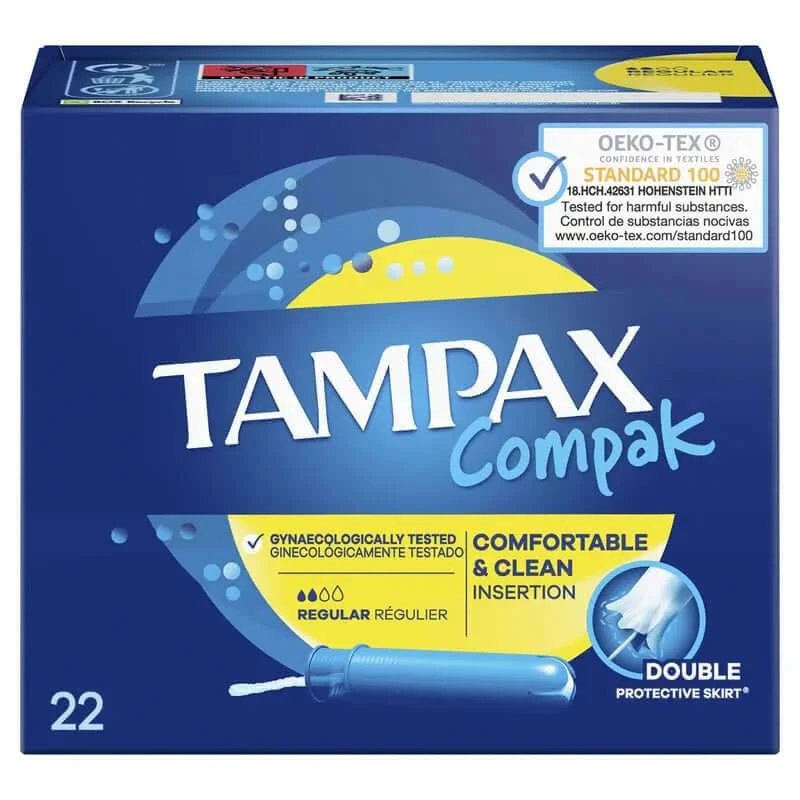 Tampoane Tampax Compak Regular , 22 unități
