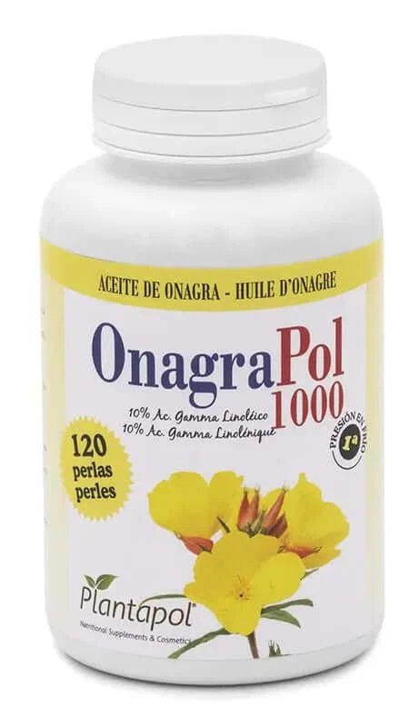Planta Pol Onagrapol 1000 Ulei de Evening Primrose, 120 Perle