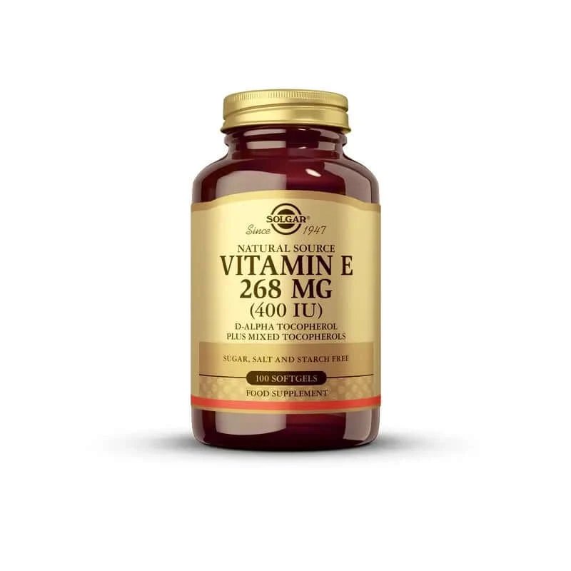 Solgar Vitamina E 400 UI, 100 capsule moi