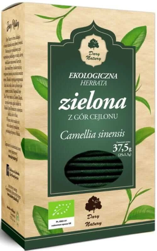Ceylon ceai verde fix BIO 25x1.5g Cadouri din natură