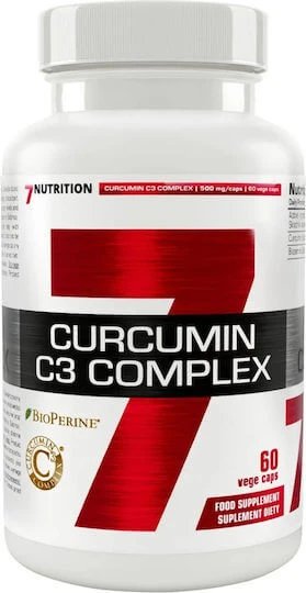 7Nutrition Curcumin C3 Complex 500mg 60 capsule veget