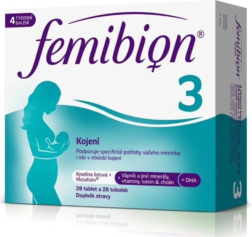 FEMIBION 3 Alăptare, 28 tbl + 28 cps 1×28 tbl + 28 cps, supliment alimentar