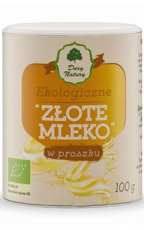 Pudră de lapte de aur BIO 100g Cadouri de la natură
