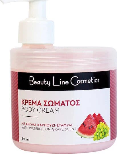 Beauty Line Watermelon Grape Scent Crema hidratant pentru corp pentru toate tipurile de piele 500ml