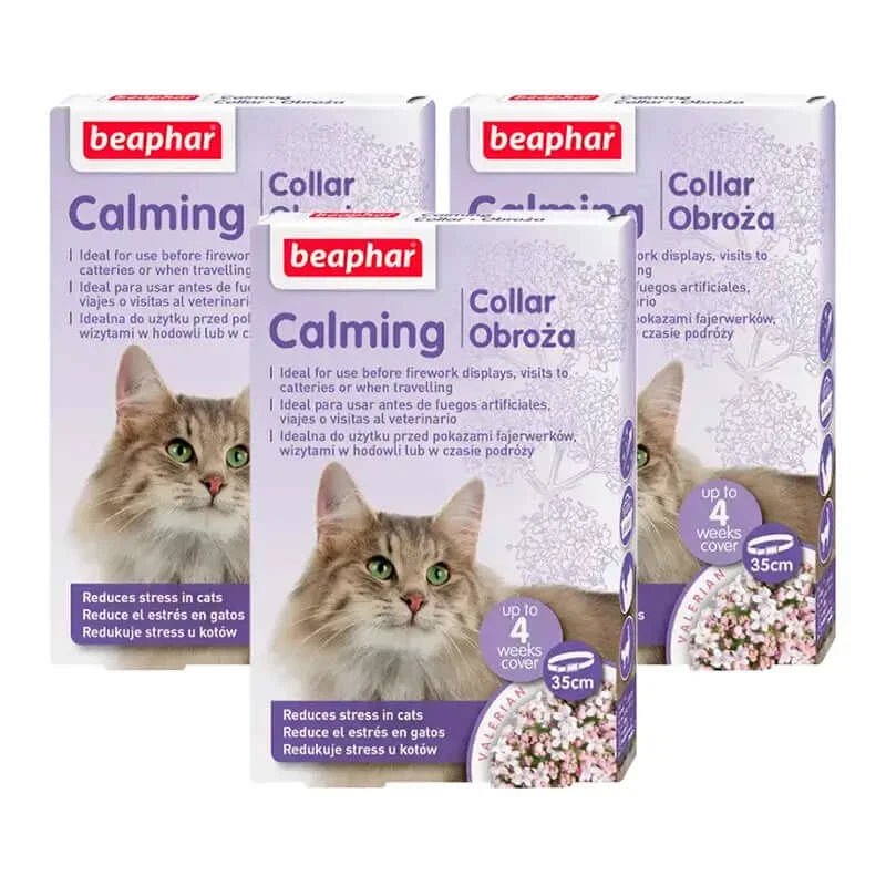 Beaphar Calming Cat Collar, pachet 3 x 35Cm