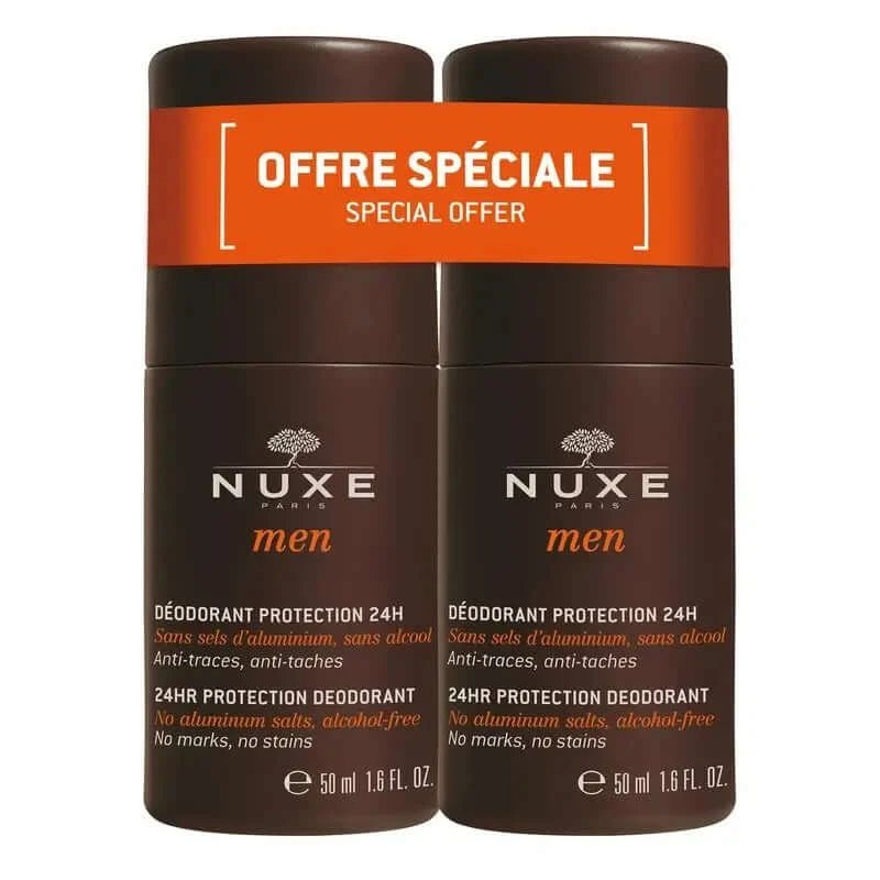 Nuxe Men Deodorant Protecție 24h DUPLO 2x50ml