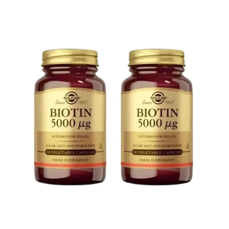 Solgar Biotin 5000 Mcg, 2X100 Capsule