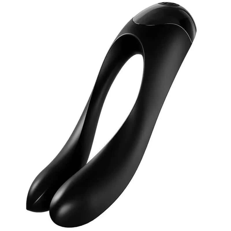 Satisfyer Vibrator Candy Cane Vibrator Vibrator cu deget negru