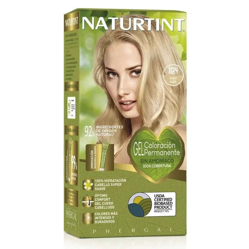 Naturtint Vopsea de colorare permanentă fără amoniac 10N - Blonde Alba