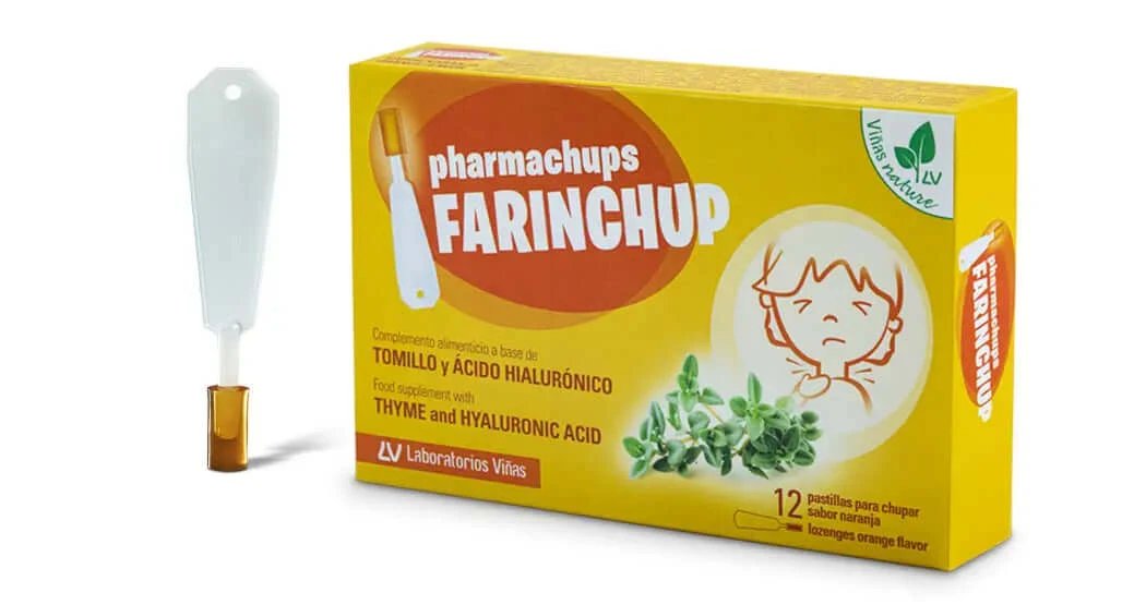 Pharmachups Farinchup Orange Flavour , 12 pastile