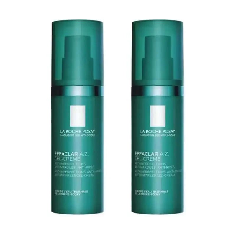La Roche Posay Effaclar A.Z. Gel-cremă , 2x40 ml