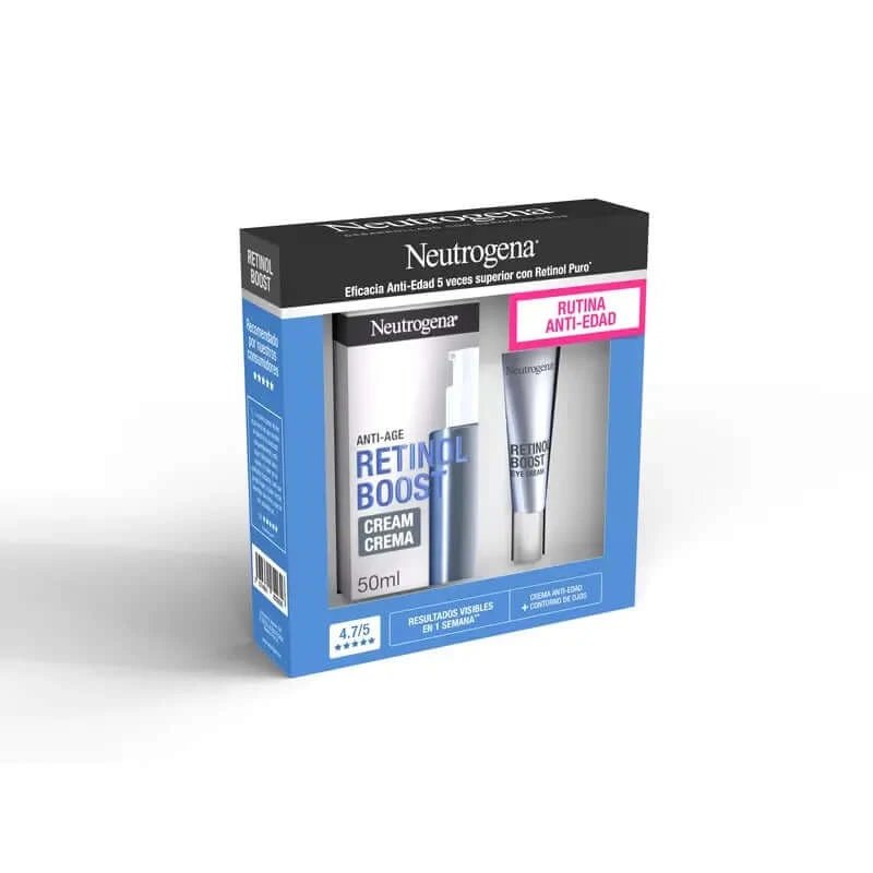 Neutrogena Retinol Boost Cremă anti-îmbătrânire 50 Ml + Contur ochi 15 Ml