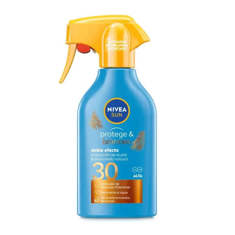 NIVEA Sun Protect & Tan Spray de protecție solară SPF30, 270 ml