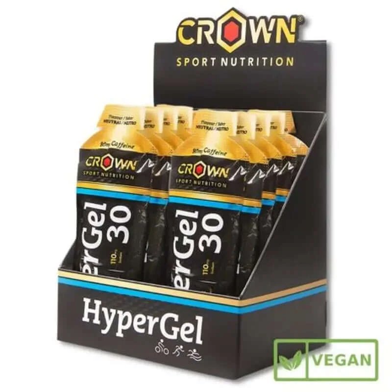 Crown Sport Nutrition Hypergel 30 (Hydro) Neutru + Cafeină , 10 x 75 grame
