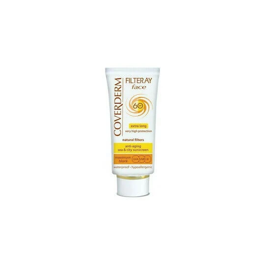Coverderm Cremă Solară Waterproof Pentru Față SPF60 cu Culoare 50ml
