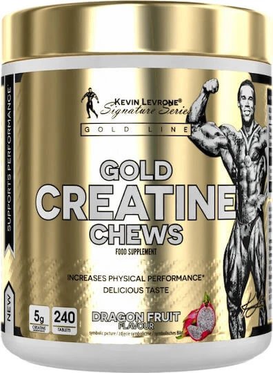 Kevin Levrone Gold Line - Creatine Chews Fructul Dragonului 240 file