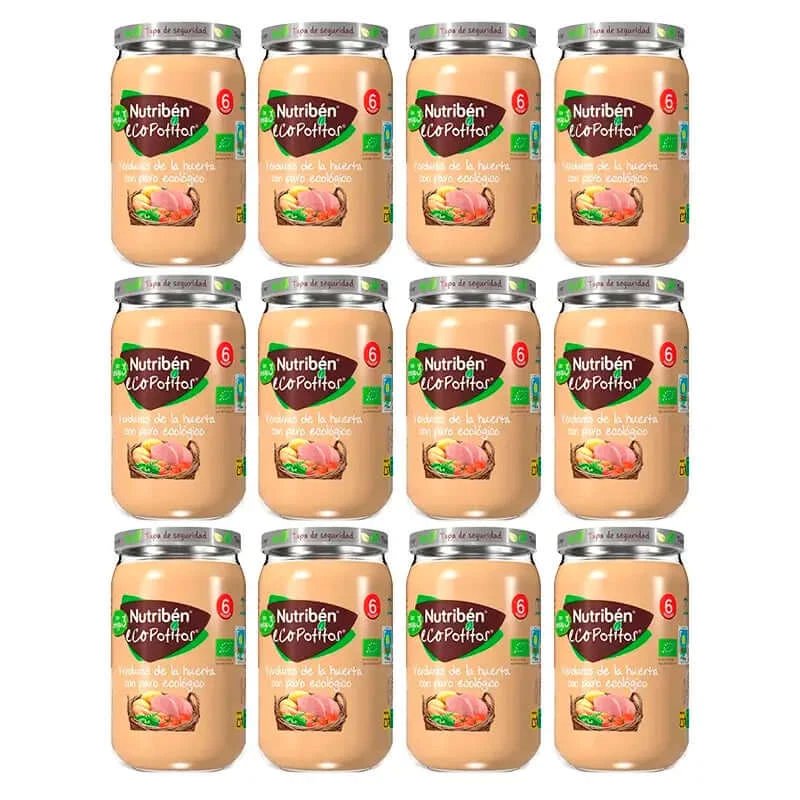 Nutriben Potito Eco Vegetable Garden Curcan , 12 x 235 grame