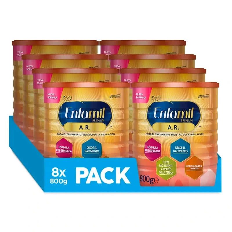 Enfamil A.R Formula pentru managementul dietetic al regurgitării, 8 x 800 Gr.