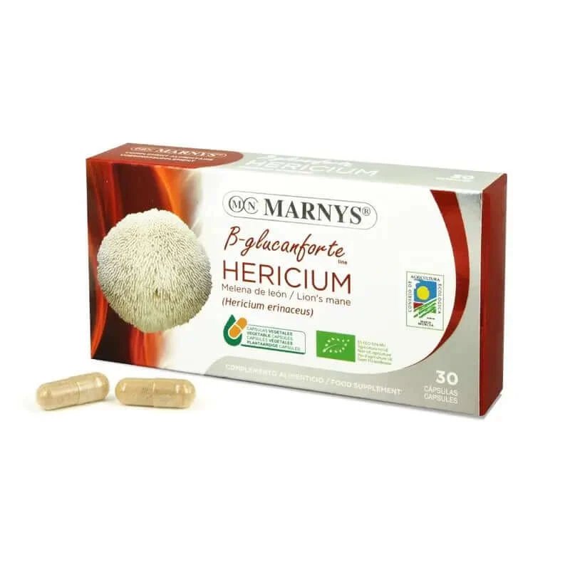 Marnys Hericium Lion's Mane Bio , 30 capsule de 400 mg